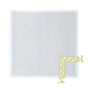 Hand Crochet Whisper Napkins 18" x 18" (Set of 4)