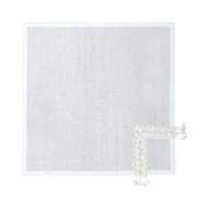 Hand Crochet Whisper Napkins 18" x 18" (Set of 4)