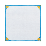 Hand Embroidered Dandelion Drift Napkins 18" x 18" (Set of 4)