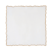 Hand Embroidered Circular Elegance Napkins 18" x 18" (Set of 4)