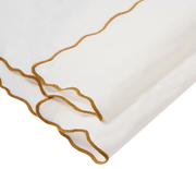 Hand Embroidered Circular Elegance Napkins 18" x 18" (Set of 4)