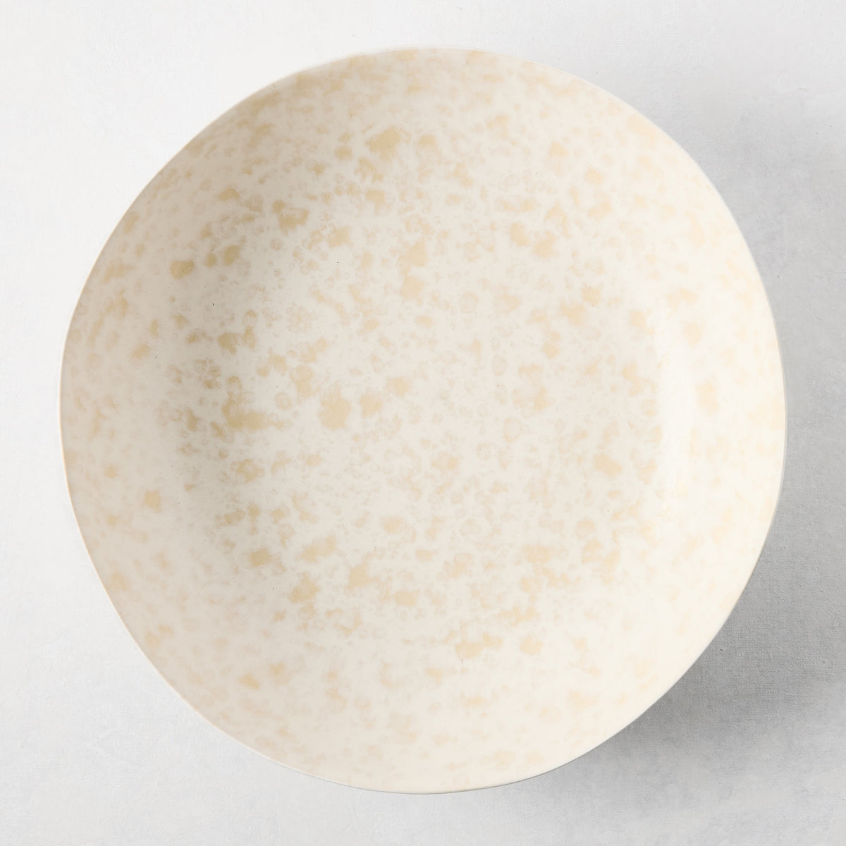 Natural Nuno Splatter Stoneware Serving Bowl