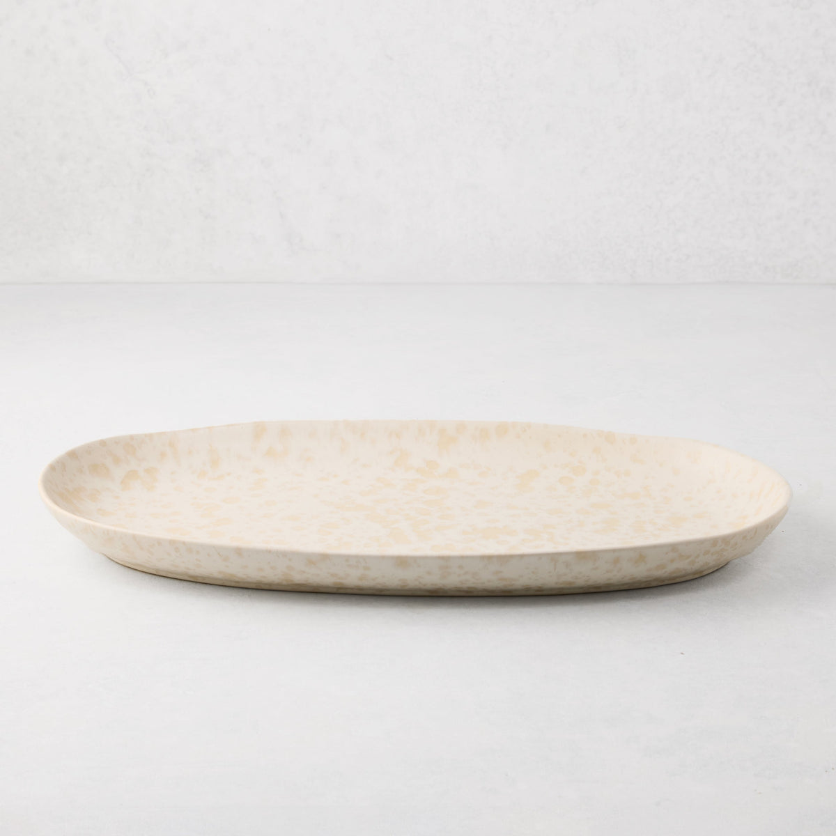 Natural Nuno Splatter Stoneware Serving Platter