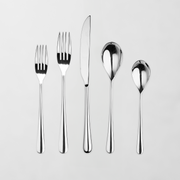 Neve Mirrored Stainless Steel 5-Piece Flatware Set