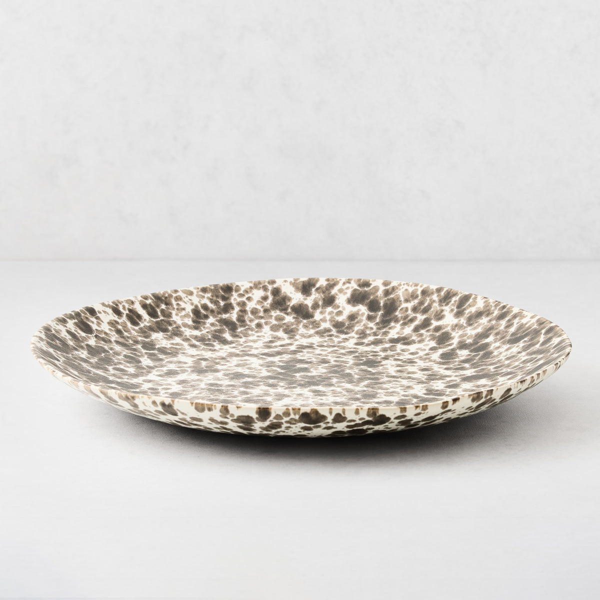 Nuno Splatter Stoneware Round Serving Platter