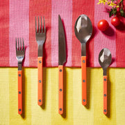 Orange Bistro 5-Piece Flatware Set