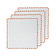 Hand Crochet Napkins 18" x 18" (Set of 4)