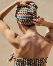 Organic Mosaic Hair Wrap (Multi)