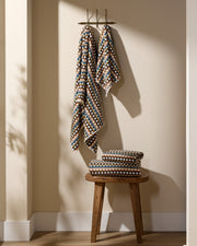 Organic Cotton Mosaic Towels (Multi)