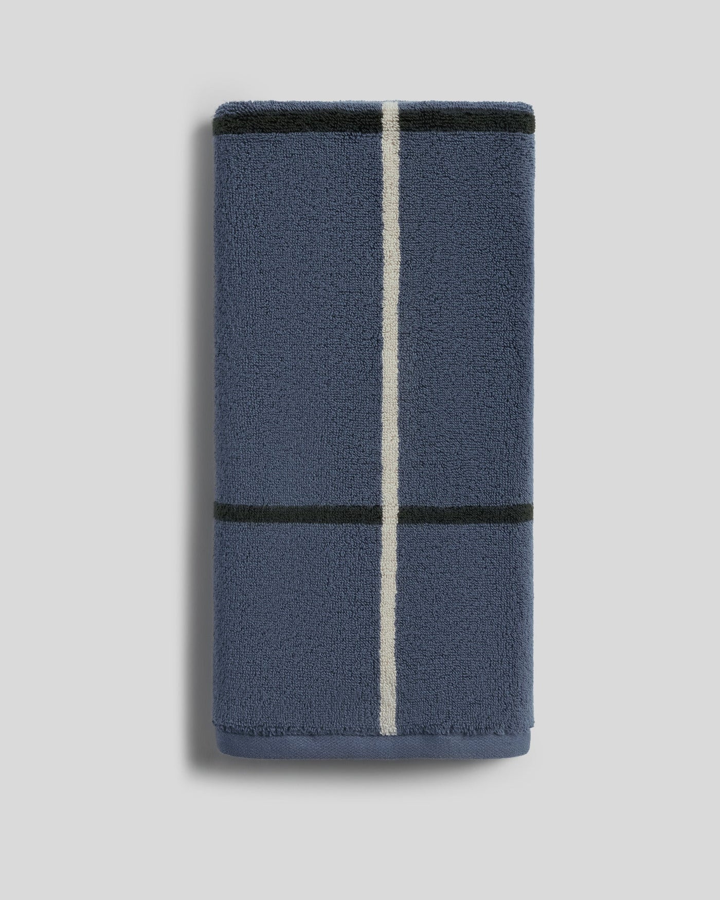 Organic Plush Towels (Dusk Windowpane)