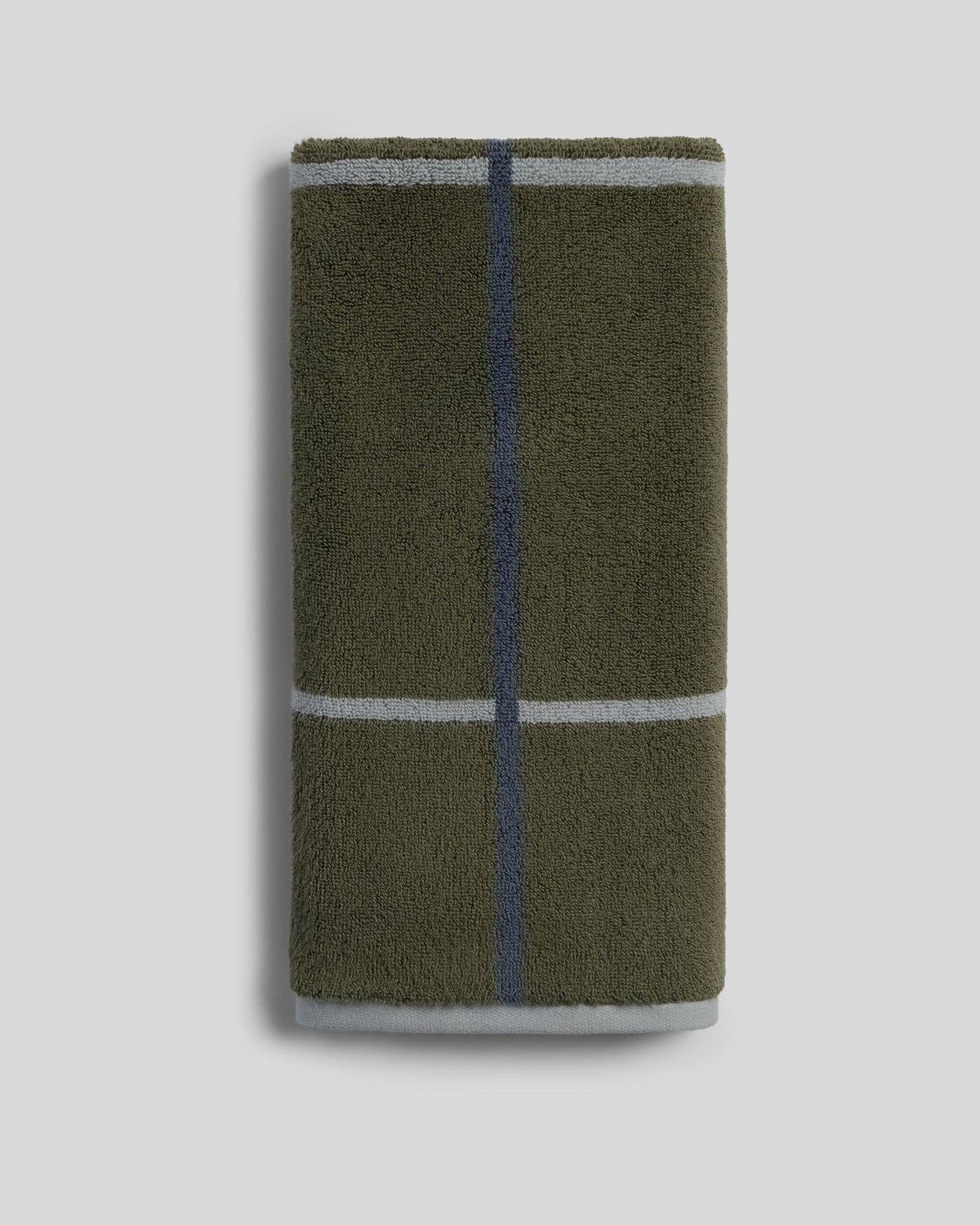 Organic Plush Towels (Thyme Windowpane)
