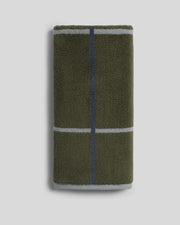 Organic Plush Towels (Thyme Windowpane)