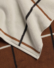 Organic Plush Towels (Bone Windowpane)