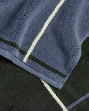 Organic Plush Towels (Dusk Windowpane)