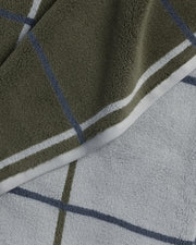 Organic Plush Towels (Thyme Windowpane)