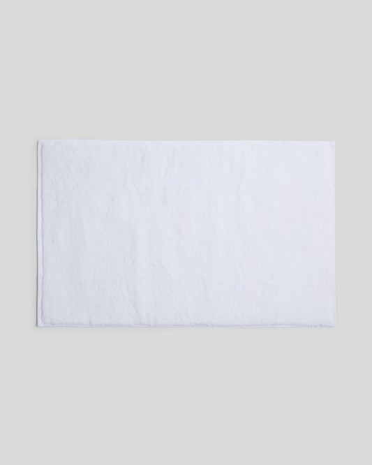 Organic Plush Tub Mat (White)