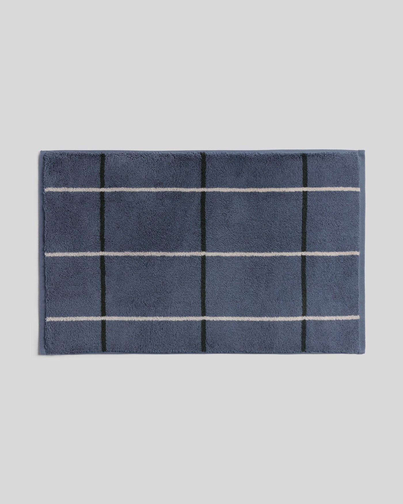 Organic Plush Tub Mat (Dusk Windowpane)