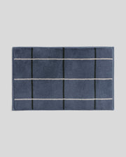 Organic Plush Tub Mat (Dusk Windowpane)