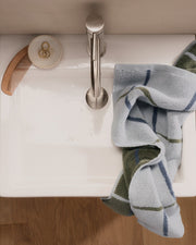 Organic Plush Towels (Thyme Windowpane)