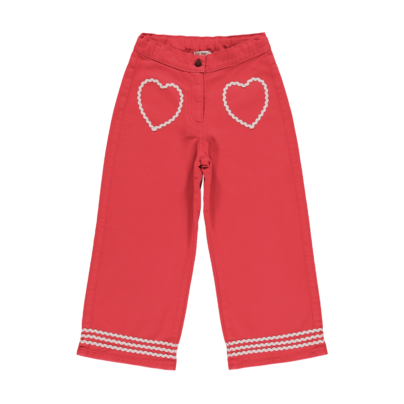 Maya Pants in Denim Zigzag