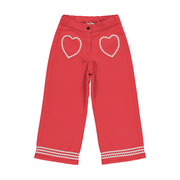 Maya Pants in Denim Zigzag