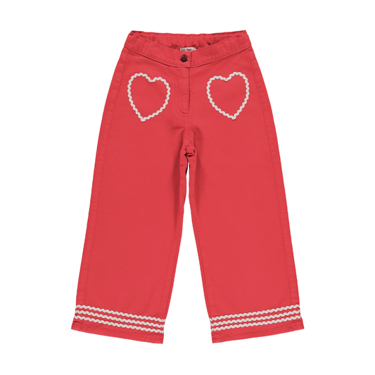 Maya Pants in Denim Zigzag