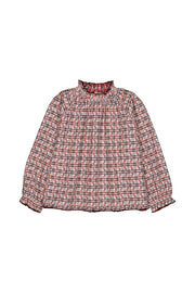 Maline Baby Blouse in Camelia Check