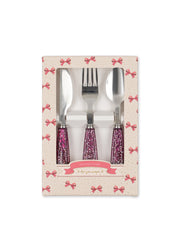 Glitter Cutlery Set in Sparkling Sangria