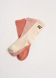 3 Pack Jacquard Socks