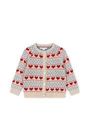 Belou Cardigan in Heart