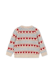Belou Cardigan in Heart
