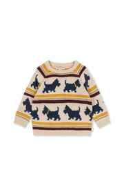 Belou Knit Sweater in Piccolo Scottie