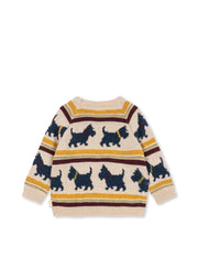 Belou Knit Sweater in Piccolo Scottie