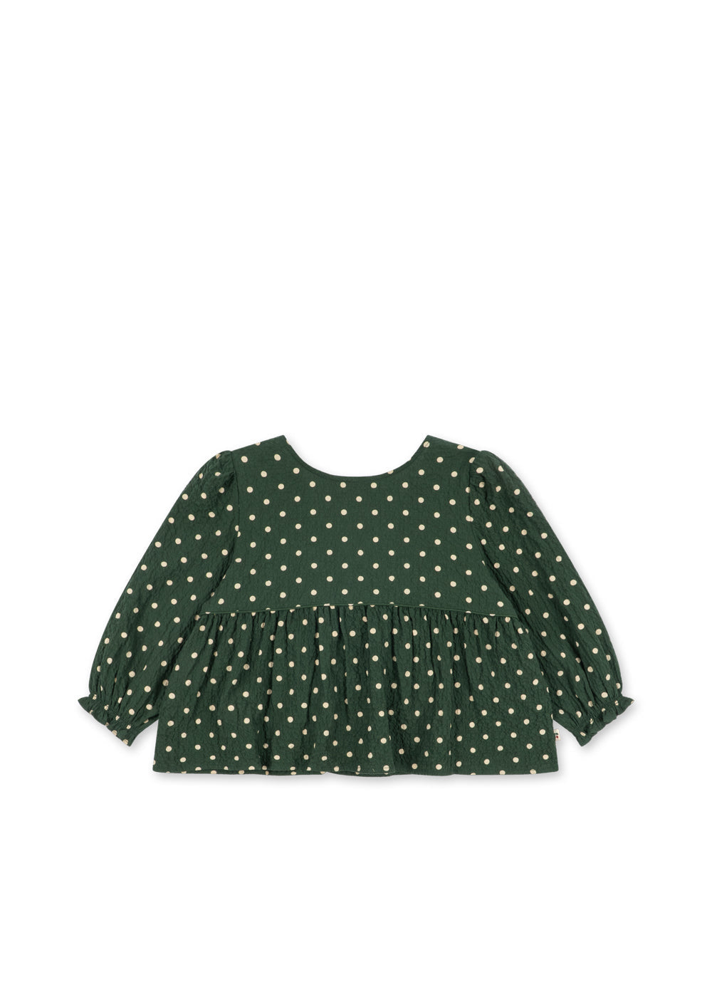 Elin Bow Blouse in Dot Marseille