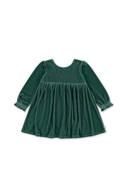 Gia Bow Dress in Fir