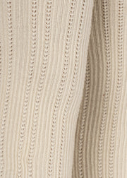 Pointelle Tights in Bordeaux & Off-White, 2-Pack