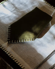 Pair of Linen Napkins with Stitching