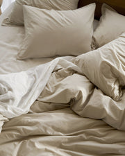 Percale Pillowcase Set (Bone)