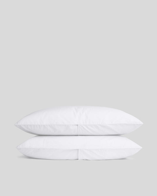 Percale Pillowcase Set (White)
