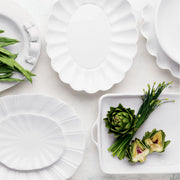 Petal Large Oval Ceramic Serving Bowl