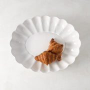 Petal Large Oval Ceramic Serving Bowl