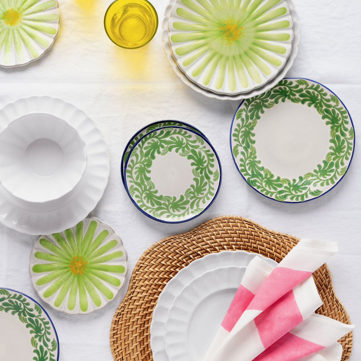 Petal Stoneware Salad Plate