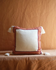 Pillow with Trimming and Tassels