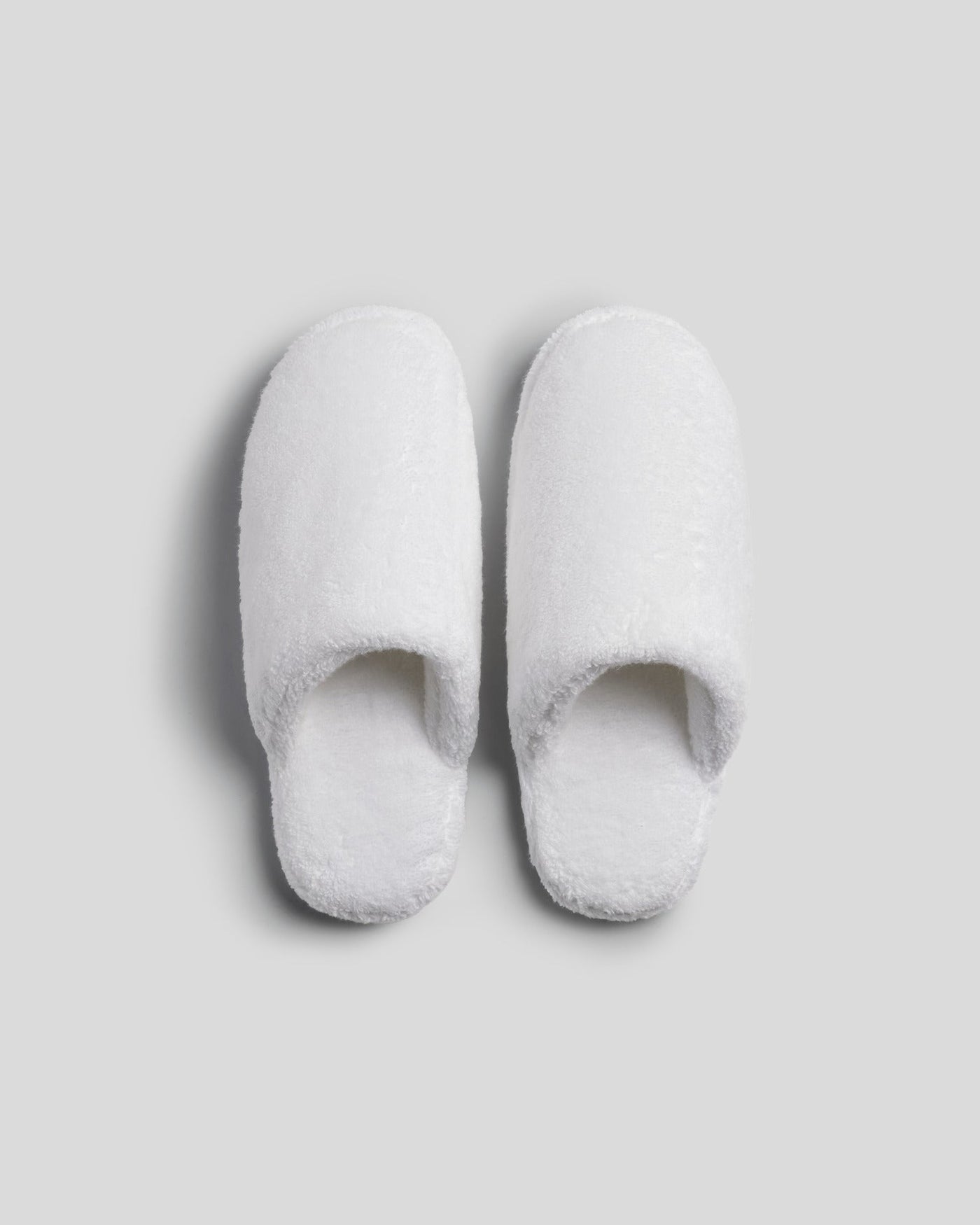 Classic Plush Slippers (White)