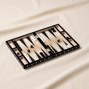 Lacquered Backgammon Set, Black