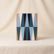 Lacquered Backgammon Set, Blue