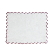 Embroidered Ripple Stitch Placemats 14" '18" (Set of 4)