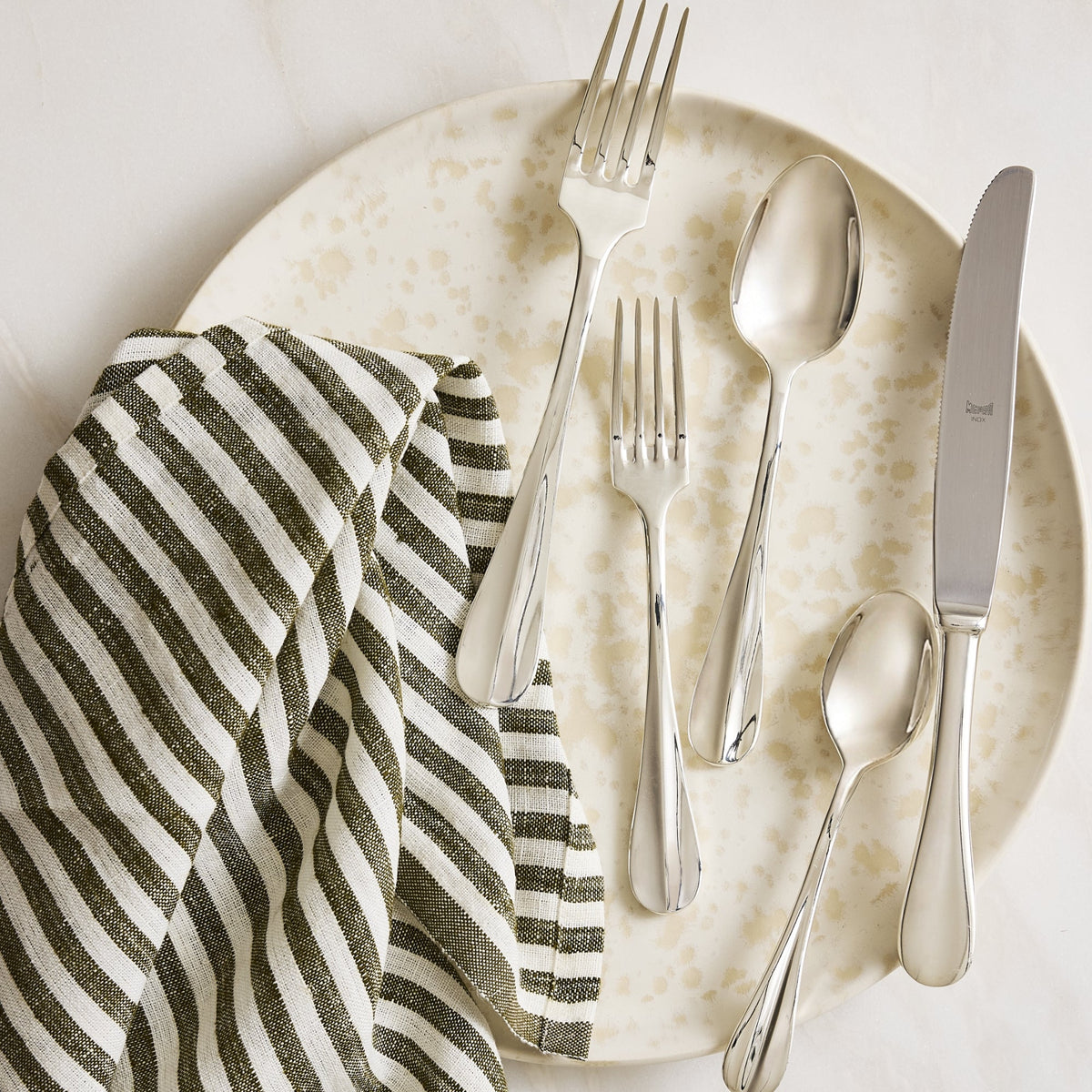 Roma Hotel Silverplate 5-Piece Flatware Set