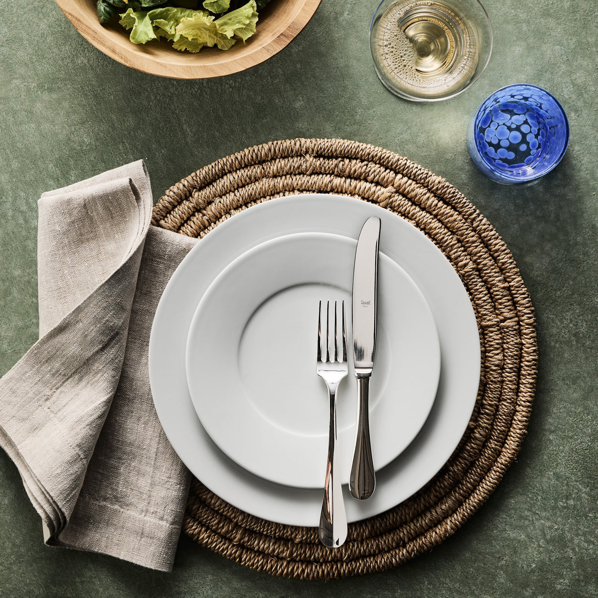 Roma Hotel Silverplate 5-Piece Flatware Set