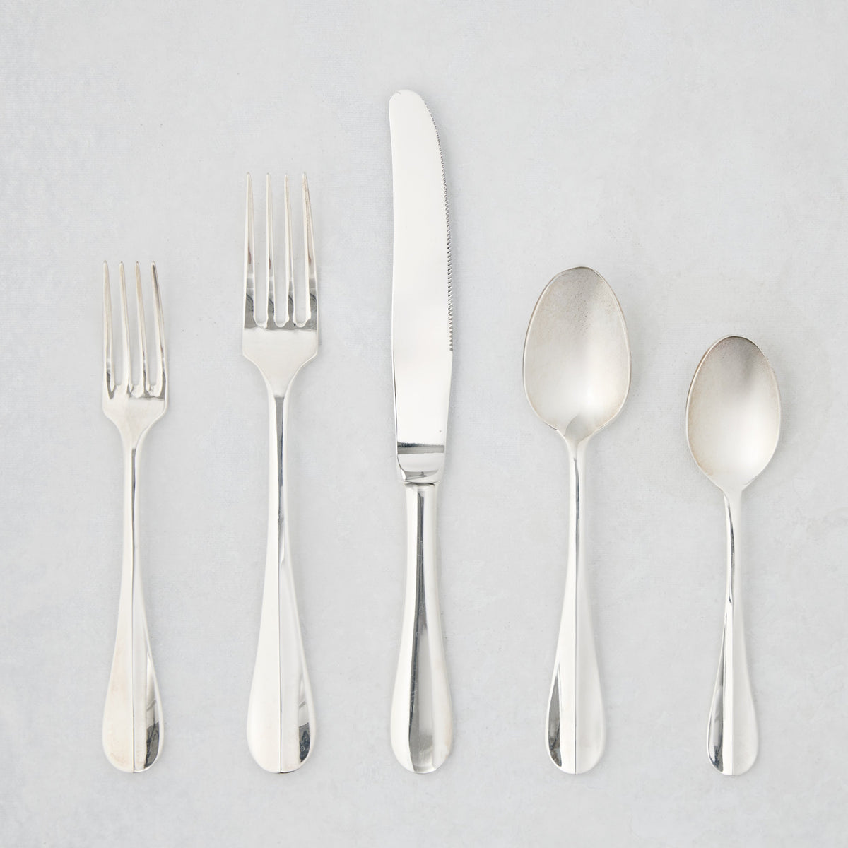 Roma Hotel Silverplate 5-Piece Flatware Set